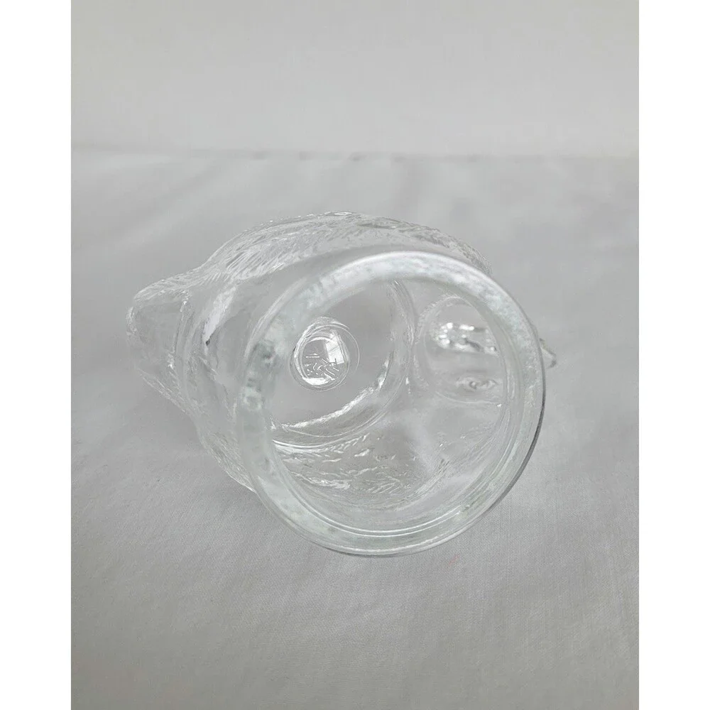 Vintage Egg Cup Clear Glass Hen on Nest WMF Germany